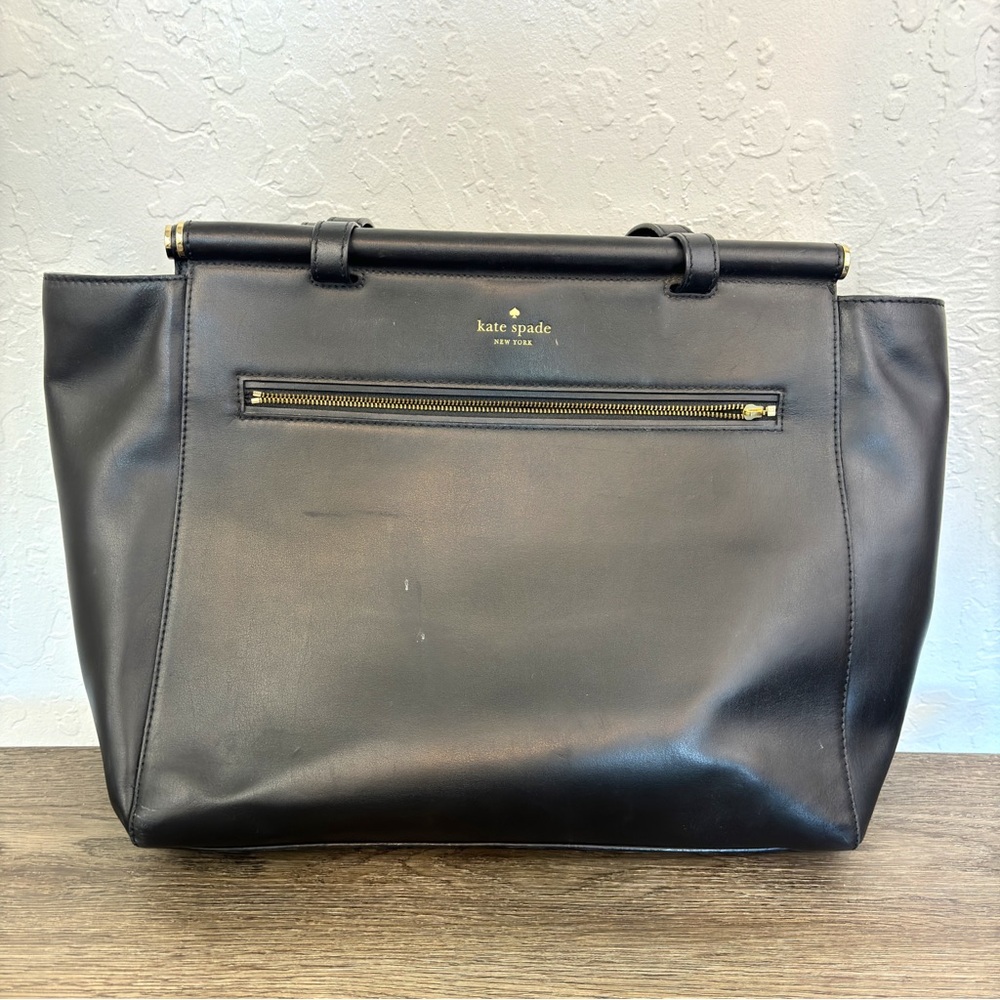 Kate Spade Leather Tote Black